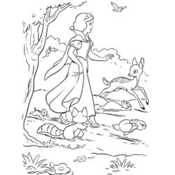 Dessin à colorier: Blanche Neige et les Sept Nains (Films d'animation) #133915 - Coloriages à Imprimer Gratuits