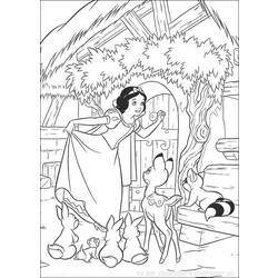 Dessin à colorier: Blanche Neige et les Sept Nains (Films d'animation) #133919 - Coloriages à Imprimer Gratuits