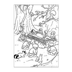 Dessin à colorier: Blanche Neige et les Sept Nains (Films d'animation) #133927 - Coloriages à Imprimer Gratuits