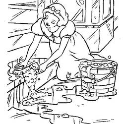 Dessin à colorier: Blanche Neige et les Sept Nains (Films d'animation) #133960 - Coloriages à Imprimer Gratuits