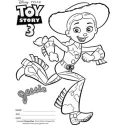 Dessin à colorier: Histoire de jouets (Toy Story) (Films d'animation) #72438 - Coloriages à Imprimer Gratuits