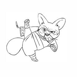 Dessin à colorier: Kung Fu Panda (Films d'animation) #73314 - Coloriages à Imprimer Gratuits