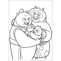 Dessin à colorier: Kung Fu Panda (Films d'animation) #73351 - Coloriages à Imprimer Gratuits