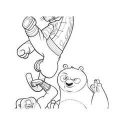 Dessin à colorier: Kung Fu Panda (Films d'animation) #73469 - Coloriages à Imprimer Gratuits