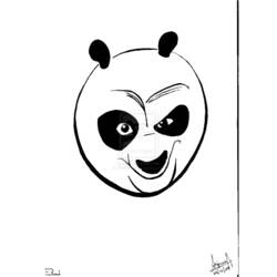 Dessin à colorier: Kung Fu Panda (Films d'animation) #73471 - Coloriages à Imprimer Gratuits