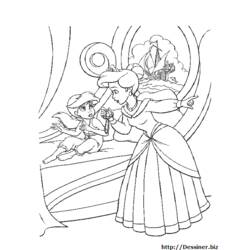 Dessin à colorier: La Petite Sirène (Films d'animation) #127271 - Coloriages à Imprimer Gratuits