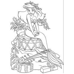 Dessin à colorier: La Petite Sirène (Films d'animation) #127332 - Coloriages à Imprimer Gratuits