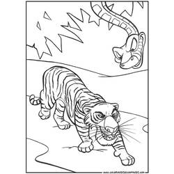Dessin à colorier: Le Livre de la jungle (Films d'animation) #130146 - Coloriages à Imprimer Gratuits