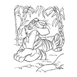 Dessin à colorier: Le Livre de la jungle (Films d'animation) #130241 - Coloriages à Imprimer Gratuits