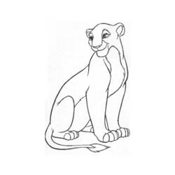 Dessin à colorier: Le Roi Lion (Films d'animation) #73844 - Coloriages à Imprimer Gratuits