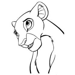 Dessin à colorier: Le Roi Lion (Films d'animation) #73986 - Coloriages à Imprimer Gratuits