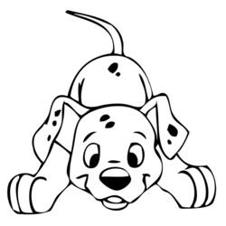 Dessin à colorier: Les 101 Dalmatiens (Films d'animation) #129323 - Coloriages à Imprimer Gratuits