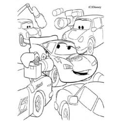 Dessin à colorier: Les Bagnoles (Cars) (Films d'animation) #132542 - Coloriages à Imprimer Gratuits
