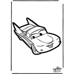 Dessin à colorier: Les Bagnoles (Cars) (Films d'animation) #132589 - Coloriages à Imprimer Gratuits