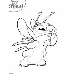 Dessin à colorier: Lilo & Stitch (Films d'animation) #44841 - Coloriages à Imprimer Gratuits