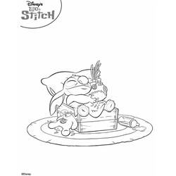 Dessin à colorier: Lilo & Stitch (Films d'animation) #44882 - Coloriages à Imprimer Gratuits