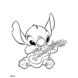 Dessin à colorier: Lilo & Stitch (Films d'animation) #44918 - Coloriages à Imprimer Gratuits