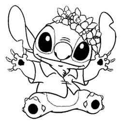 Dessin à colorier: Lilo & Stitch (Films d'animation) #44934 - Coloriages à Imprimer Gratuits