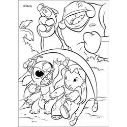 Dessin à colorier: Lilo & Stitch (Films d'animation) #44935 - Coloriages à Imprimer Gratuits
