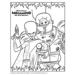 Dessin à colorier: Megamind (Films d'animation) #46512 - Coloriages à Imprimer Gratuits