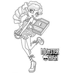 Dessin à colorier: Monster High (Films d'animation) #24840 - Coloriages à Imprimer Gratuits