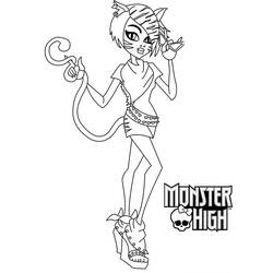 Dessin à colorier: Monster High (Films d'animation) #24846 - Coloriages à Imprimer Gratuits