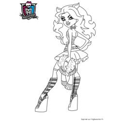 Dessin à colorier: Monster High (Films d'animation) #24978 - Coloriages à Imprimer Gratuits