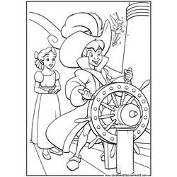 Dessin à colorier: Peter Pan (Films d'animation) #128862 - Coloriages à Imprimer Gratuits