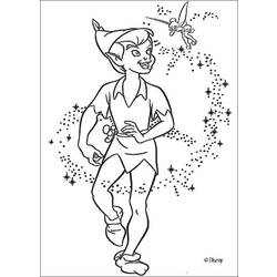 Dessin à colorier: Peter Pan (Films d'animation) #128871 - Coloriages à Imprimer Gratuits