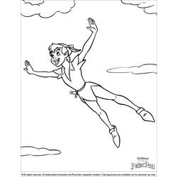 Dessin à colorier: Peter Pan (Films d'animation) #128896 - Coloriages à Imprimer Gratuits