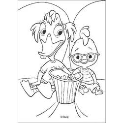 Dessin à colorier: Petit Poulet (Chicken Little) (Films d'animation) #72640 - Coloriages à Imprimer Gratuits