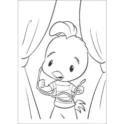 Dessin à colorier: Petit Poulet (Chicken Little) (Films d'animation) #72676 - Coloriages à Imprimer Gratuits