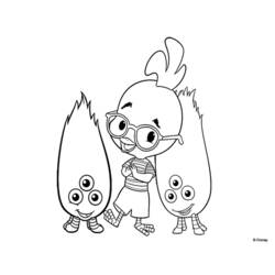 Dessin à colorier: Petit Poulet (Chicken Little) (Films d'animation) #72694 - Coloriages à Imprimer Gratuits