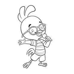 Dessin à colorier: Petit Poulet (Chicken Little) (Films d'animation) #72833 - Coloriages à Imprimer Gratuits
