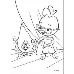 Dessin à colorier: Petit Poulet (Chicken Little) (Films d'animation) #72965 - Coloriages à Imprimer Gratuits