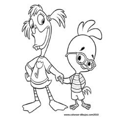 Dessin à colorier: Petit Poulet (Chicken Little) (Films d'animation) #72990 - Coloriages à Imprimer Gratuits