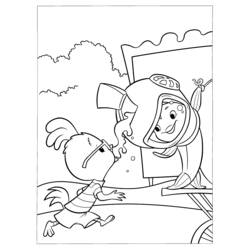 Dessin à colorier: Petit Poulet (Chicken Little) (Films d'animation) #73083 - Coloriages à Imprimer Gratuits