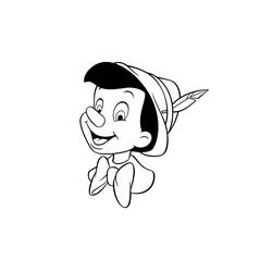 Dessin à colorier: Pinocchio (Films d'animation) #132264 - Coloriages à Imprimer Gratuits
