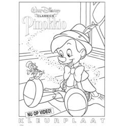 Dessin à colorier: Pinocchio (Films d'animation) #132279 - Coloriages à Imprimer Gratuits