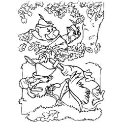 Dessin à colorier: Robin des Bois (Films d'animation) #133159 - Coloriages à Imprimer Gratuits