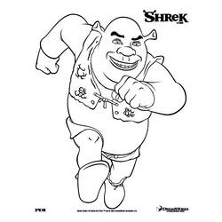 Dessin à colorier: Shrek (Films d'animation) #115074 - Coloriages à Imprimer Gratuits