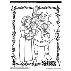 Dessin à colorier: Shrek (Films d'animation) #115088 - Coloriages à Imprimer Gratuits