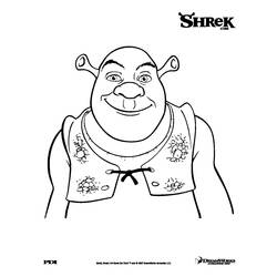 Dessin à colorier: Shrek (Films d'animation) #115127 - Coloriages à Imprimer Gratuits