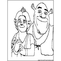 Dessin à colorier: Shrek (Films d'animation) #115237 - Coloriages à Imprimer Gratuits