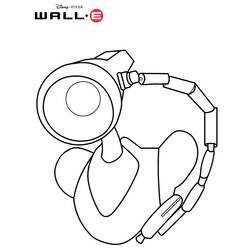 Dessin à colorier: Wall-E (Films d'animation) #132028 - Coloriages à Imprimer Gratuits