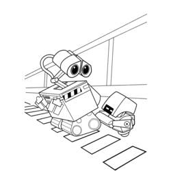 Dessin à colorier: Wall-E (Films d'animation) #132099 - Coloriages à Imprimer Gratuits