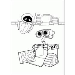 Dessin à colorier: Wall-E (Films d'animation) #132188 - Coloriages à Imprimer Gratuits