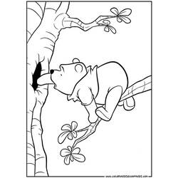 Dessin à colorier: Winnie l'Ourson (Films d'animation) #28612 - Coloriages à Imprimer Gratuits