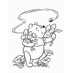 Dessin à colorier: Winnie l'Ourson (Films d'animation) #28637 - Coloriages à Imprimer Gratuits