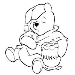 Dessin à colorier: Winnie l'Ourson (Films d'animation) #28696 - Coloriages à Imprimer Gratuits